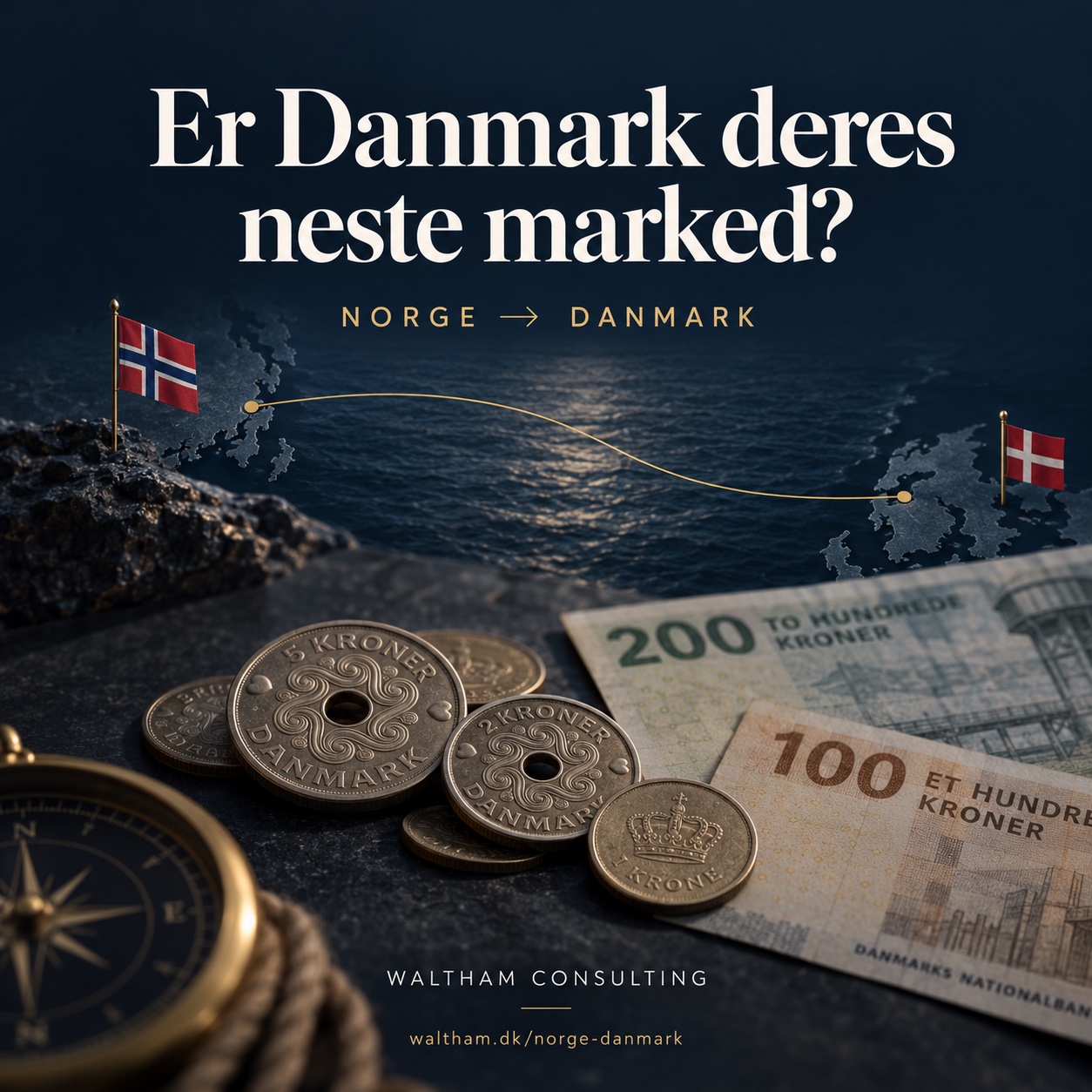 Danske kroner og forbindelsen mellem Norge og Danmark